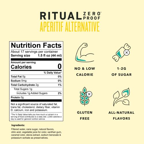 ritual zero proof non alcoholic aperitif alternative ritual aperitif alternative non alcoholic aperitif substitute ritual zero proof 33602953019476