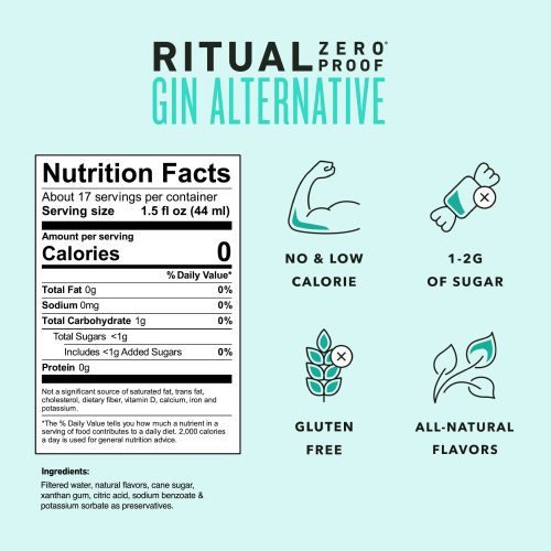 ritual zero proof non alcoholic gin alternative non alcoholic gin alternative order alcohol free gin substitute ritual zero proof 33602959212628