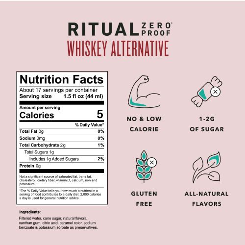 ritual zero proof non alcoholic whiskey alternative non alcoholic whiskey alternative order alcohol free whiskey alternative ritual zero proof 33602961440852